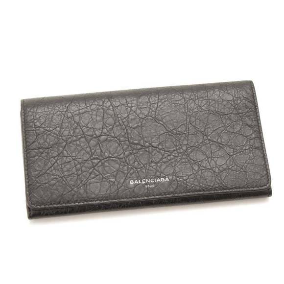 Balenciaga Antracite Grey Arena Leather Long - Picture 1 of 7